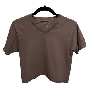 BRANDY MELVILLE brown crop top